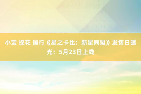 小宝 探花 国行《星之卡比：新星同盟》发售日曝光：5月23日上线